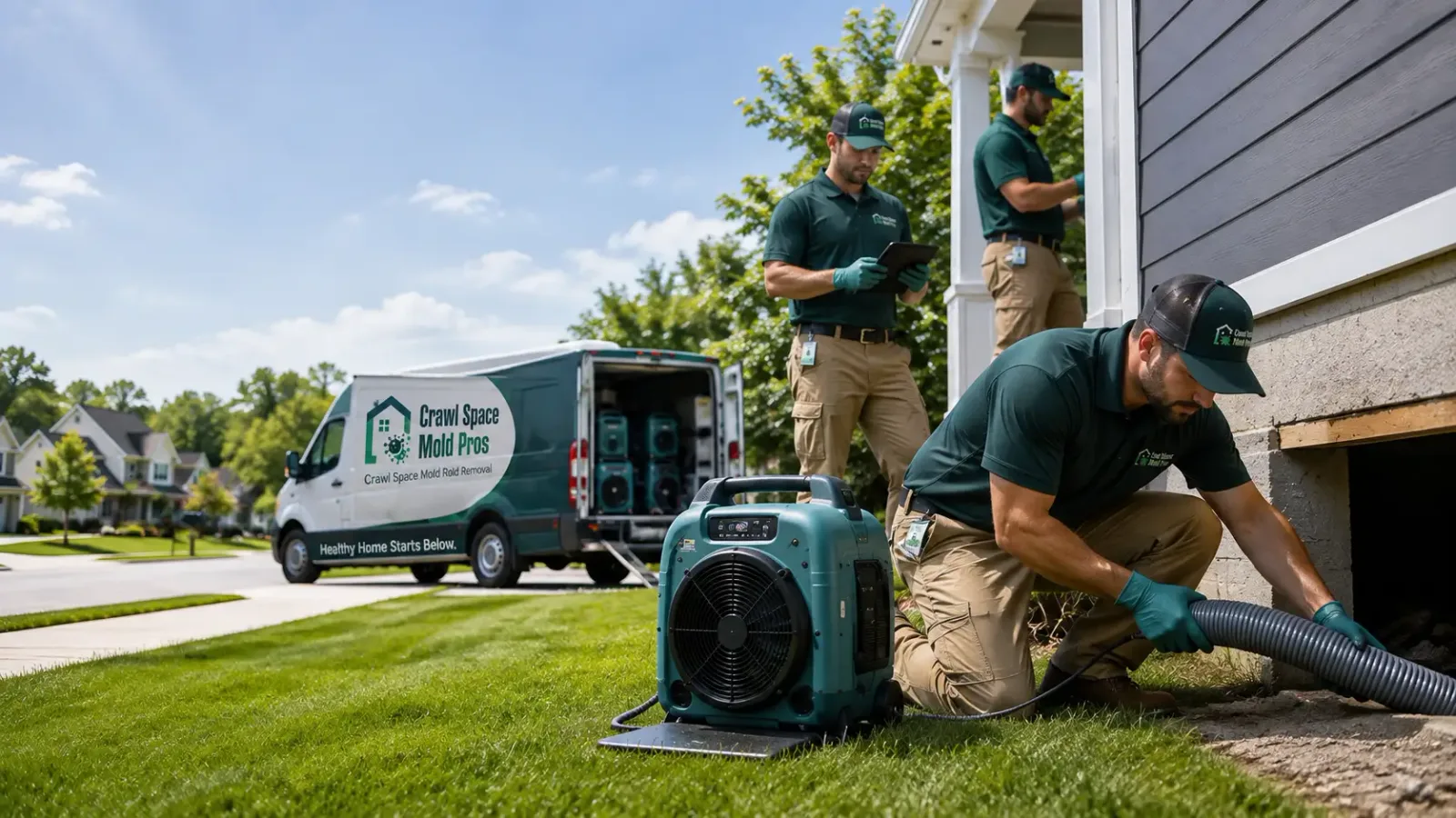 Crawl Space Mold Removal in Gretna, NE